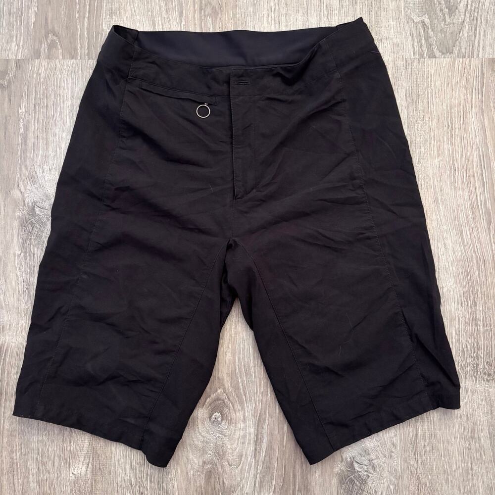 Rapha Touring Shorts Cycling Size Mens 34 Black Embroidered Logo